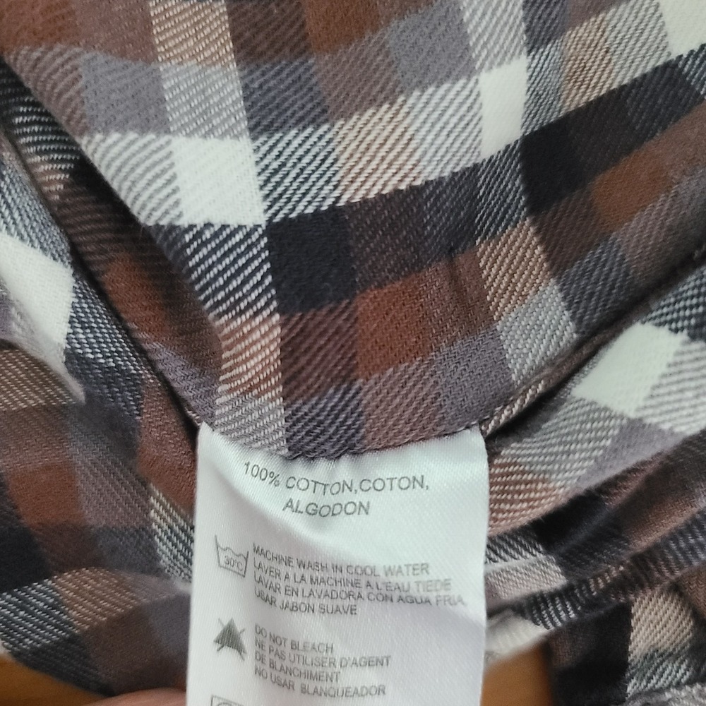 Boston Traders Men's Size L Long Sleeve Shirt Multicolor Checked - Picture 9 of 10